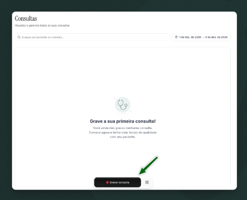 Iniciar uma consulta no Safari